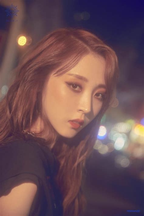 mamamoo s moon byul gets lost in the city in blue s teaser images