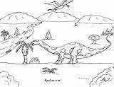 Coloring Apatosaurus Feeding Cycad Sauropods Robin Pages Great Tree Dinosaurs sketch template