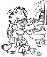 Brushing Garfield Abspeichern Riscos Graciosos sketch template
