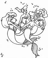 Arielle Meerjungfrau Ausmalbilder Animierte Ausmalbild Malvorlagen sketch template