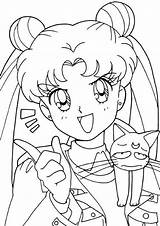 Sailor Tulamama Dibujar Kolorowanki Xeelha Japones Facil Oasidelleanime Luna Kawaii sketch template