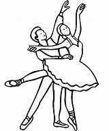 Danza Ballerina sketch template