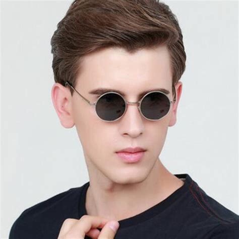 Vintage Round Sunglasses Metal Full Rim Outdoor Sun Glasses Men Women