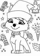 Patrol Paw Pat Patrouille Navidad Sweetie Colorear Noël Canina Patrulla Wonder Everest sketch template
