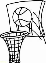 Basketball Coloring Pages Hoop Ball Goal Curry Drawing Stephen Shot Shoes Jordan Playing Sports Printable Wecoloringpage Drawings Nba Basket Color sketch template