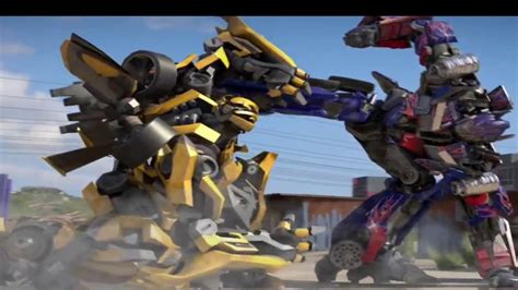 Bumblebee Vs Optimus Prime Transformers Youtube