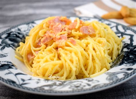 espaguetis a la carbonara vídeo receta espaguetis carbonara comida