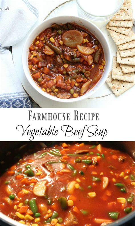 vegetable beef farmhouse soup farmhouse