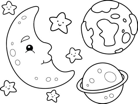 space coloring pages  kids  getdrawings