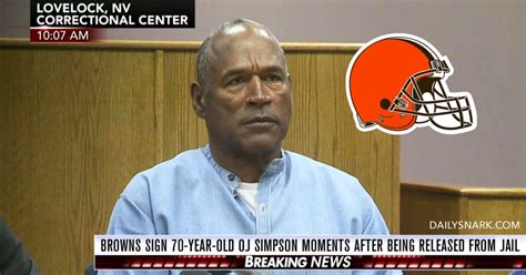 breaking cleveland browns sign rb o j simpson to 2 year deal worth 14 million daily snark