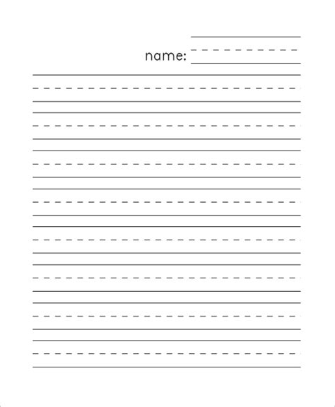 klauuuudia lined notebook paper template word
