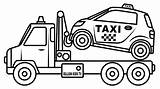 Coloring Pages Trucks Cars Truck Kids Car Carrier Small Taxi Getdrawings sketch template