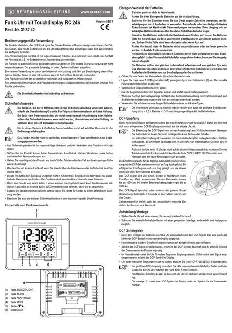 conrad rc  operating instructions manual   manualslib