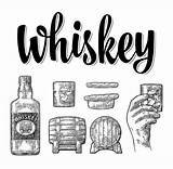 Cigar Zigarre Cubes Barrel Eiswürfeln Fass Whiskyglas Flasche Ashtray sketch template