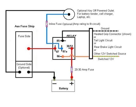 pole relay wiring