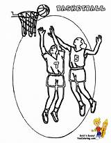 Coloring Wnba Pages Basketball Girls Popular sketch template