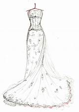 Dresses Coloring Wedding Ball Pages Gowns Dress Gown Drawings Drawing Prom Printable Sketches Designer Getdrawings Fashion Own Popular Educativeprintable sketch template