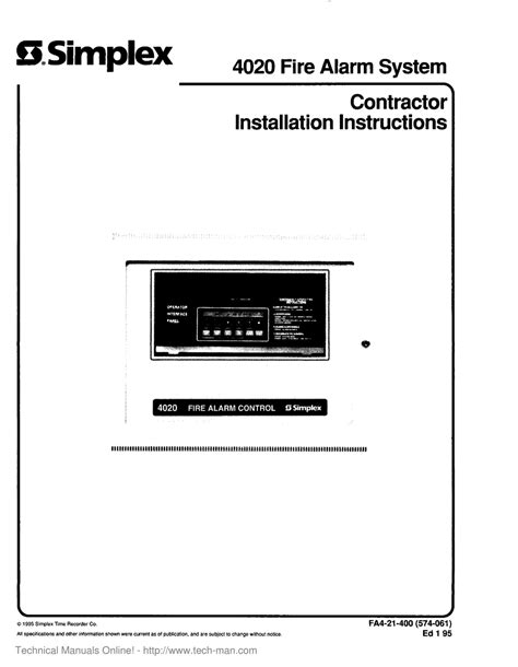 simplex  installation instructions manual   manualslib