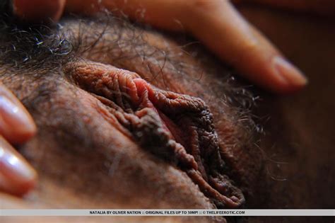 Natalia Gives You Some Close Up Shots Of Her Hairy Pussy