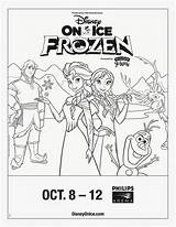 Frozen Coloring Pages Logo Template Disney Ice sketch template
