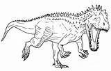 Rex Indominus Jurassic Coloring Pages Park Drawing Dinosaur Sheet Sheets Kids Dinosaurs Choose Board sketch template