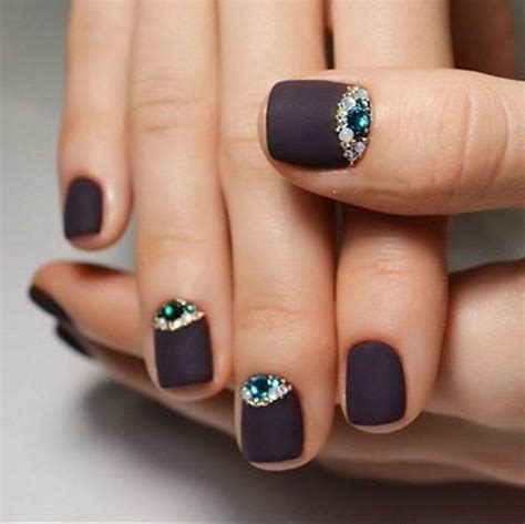 pretty easy nail art design  plum nails cute nails trendy nails