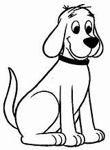 Dog Drawing Sitting Cartoon Coloring Pages Clipartmag Puppies sketch template