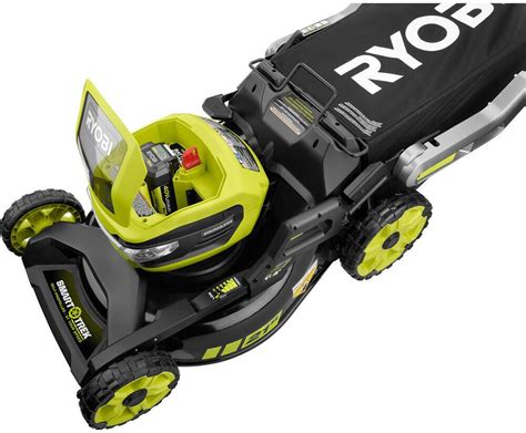 ryobi  propelled lawn mower    volt lithium ion cordless brushless walk  mowers