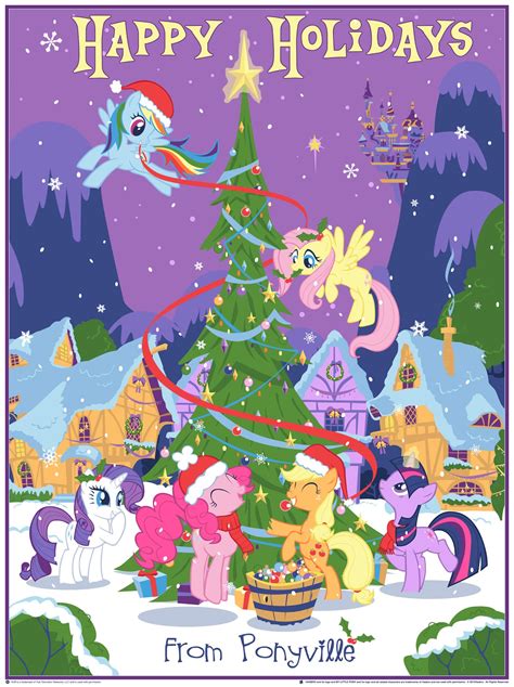 blot    pony friendship  magic christmas prints