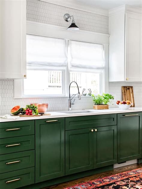 pictures  colorful kitchens ideas   color   kitchen hgtv green kitchen