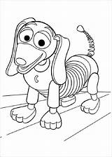 Slinky Woody Dibujosparacolorear Perro Jessie Lightyear Imagen Sonhando Mandalas Zag Zig sketch template