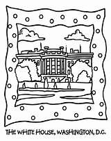 Coloring Pages House Kids Presidents Crayola Pintables American President Printable Family Rocks Preschool Holiday sketch template