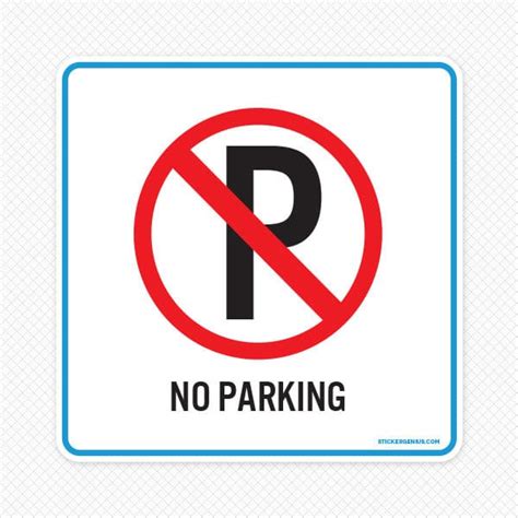 parking sign  sale  parking symbol sticker