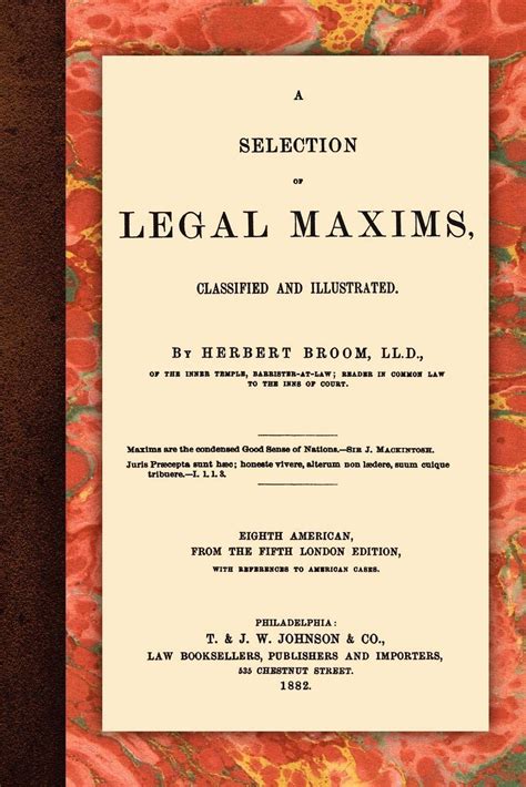 broom legal maxims pdf