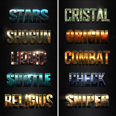 holochrome text effects psd mockups mb
