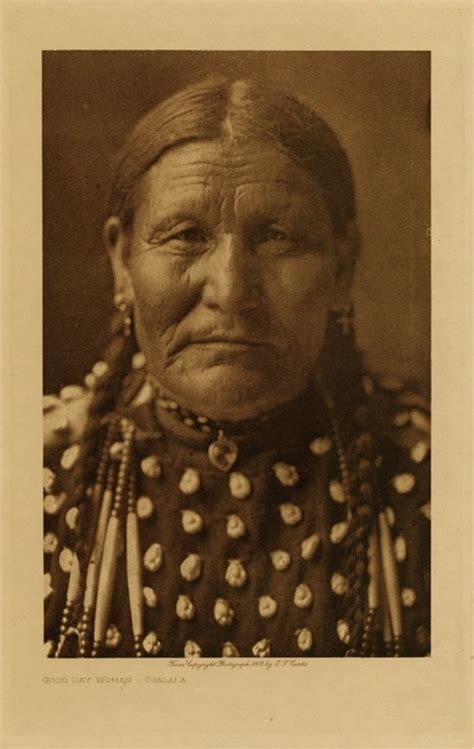 Good Day Woman 1907 Oglala Sioux By Edwards S Curtis