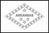 Arkansas Flag Coloring State Gif Drawing Colors Three Cool Use There These Red sketch template