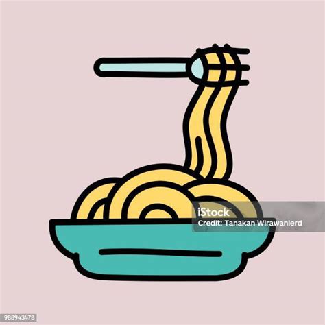 Gambar Pasta Doodle Ilustrasi Stok Unduh Gambar Sekarang Clip Art