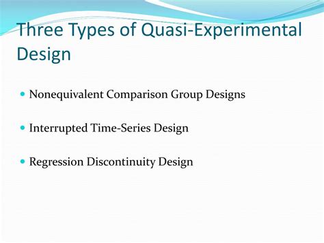 quasi experimental types  experimental design rectangle circle