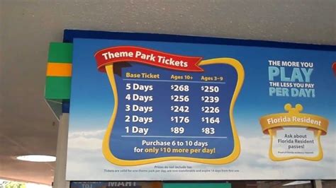 disney theme park ticket prices   gate theme image