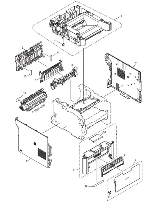 brother mfc ldn parts list  illustrated parts diagrams