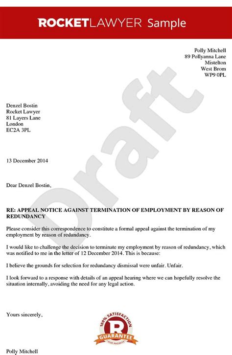 appeal letter business letter template resignation letter letter