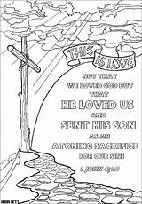 Salvation Scripture sketch template