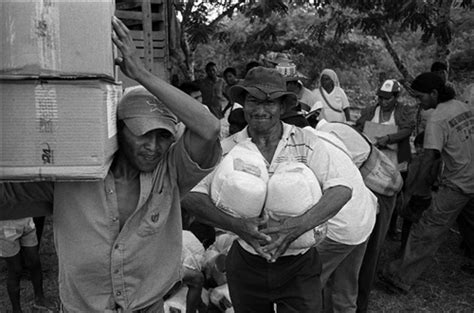 Magdalena District Oristunna Relief Goods Being Distributed At A