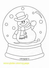 Globe Snow Coloring Pages Christmas Snowglobe Heat Clipart Miami Printable Winter Color Getcolorings Print sketch template