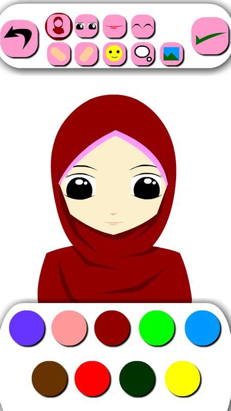 hijab emoticon avatar apk baixar grátis casual jogo para android