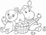 Backyardigans Coloring Pages Kids Printable sketch template
