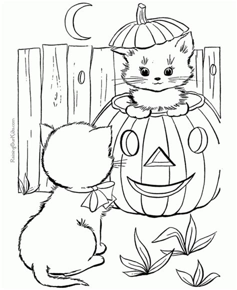 printable cute baby kitten coloring pages