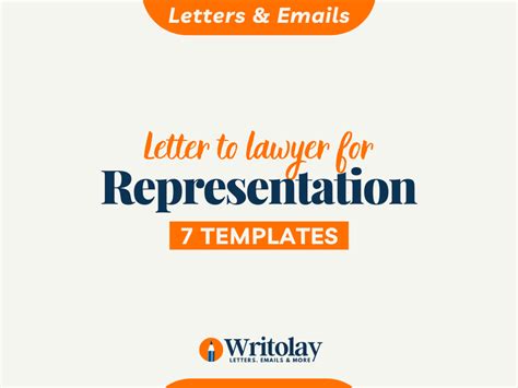 sample attorney representation letter  templates writolaycom