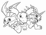 Digimon Pintar Gratistodo Tamers sketch template